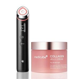Glass glow device + collagen jelly cream